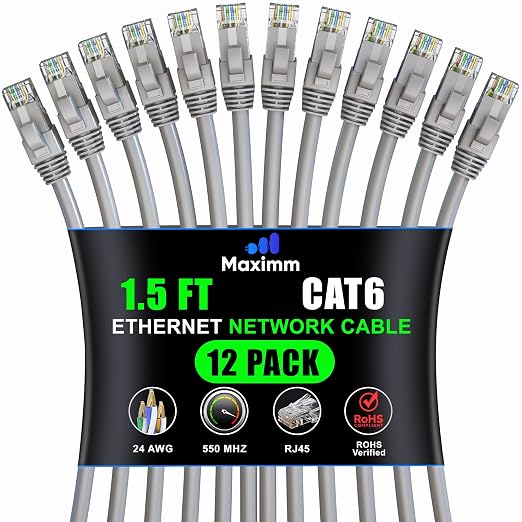 Maximm Cat 6 Ethernet Cable by MaximmCable