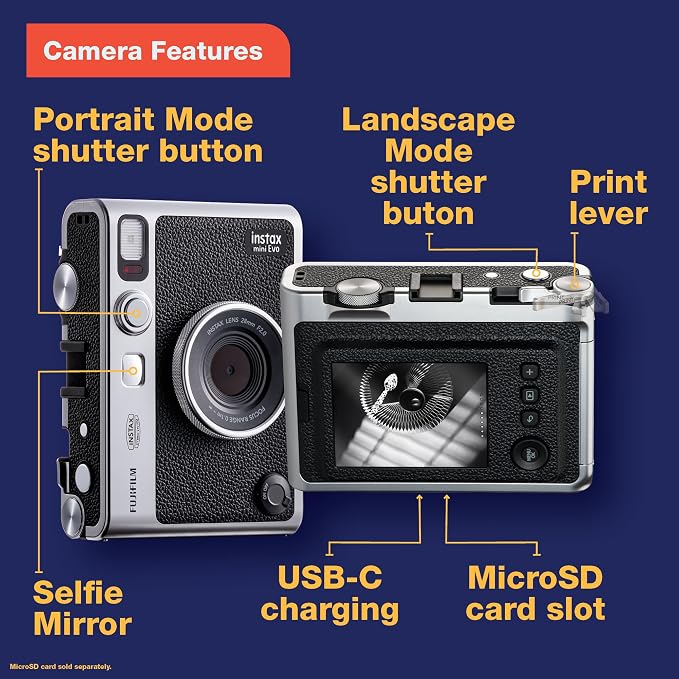 Fujifilm Instax Mini EVO Instant Camera - Image 5