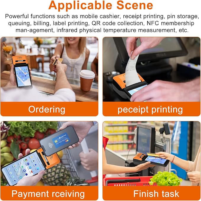 symcode New POS PDA Thermal Receipt Printer 5.99" High Resolution and Clear - Image 7