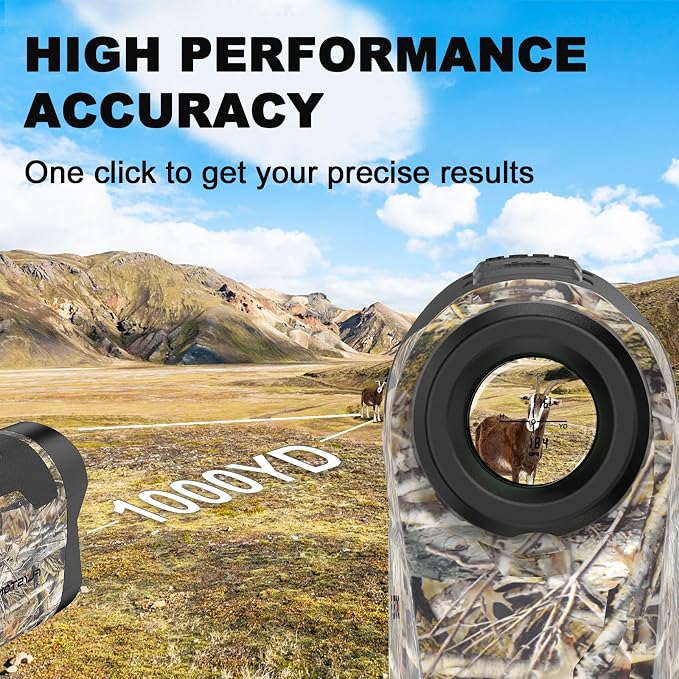 Precision Laser Rangefinder for Golf & Hunting, 800/1000/1300 m Range, 6X - Image 5