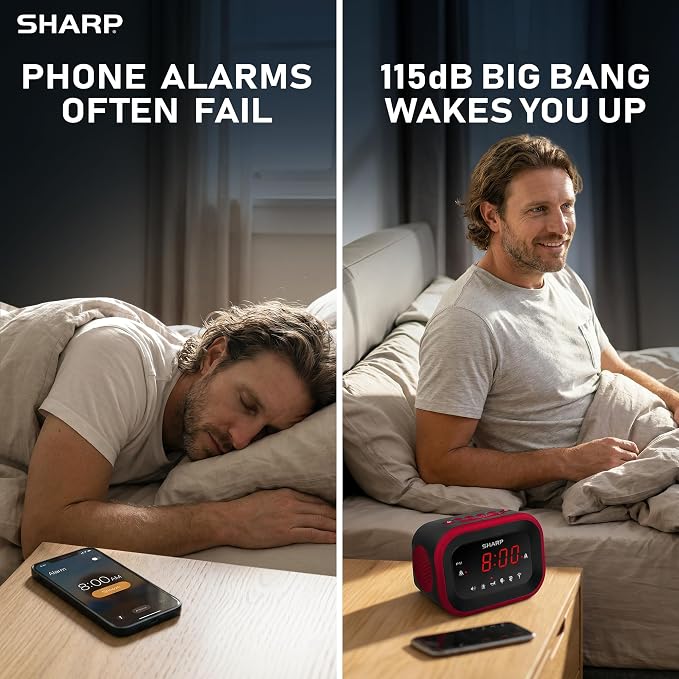 Sharp Big Bang Super Loud Alarm Clock - Image 2