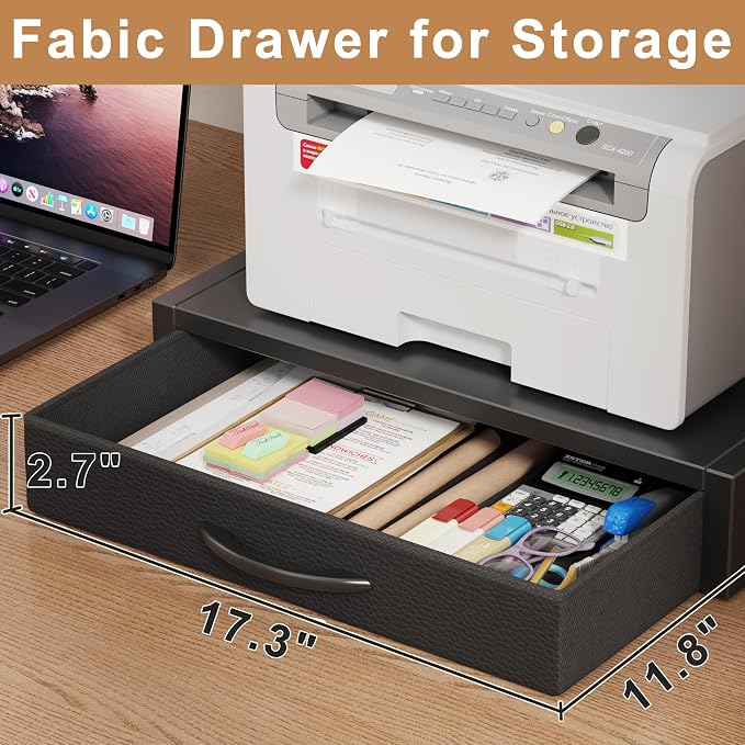YAOHUOO 2-Tier Desktop Printer Stand - Image 3