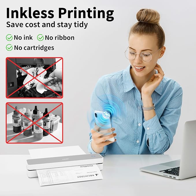 HPRT Inkless Portable Printer Wireless - Image 2