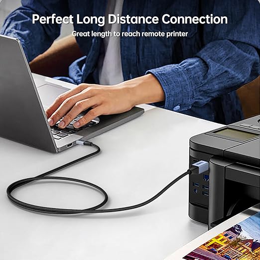 BENFEI USB Printer Cable, 6.6FT/2 Meter USB A to USB B Cable - Image 8