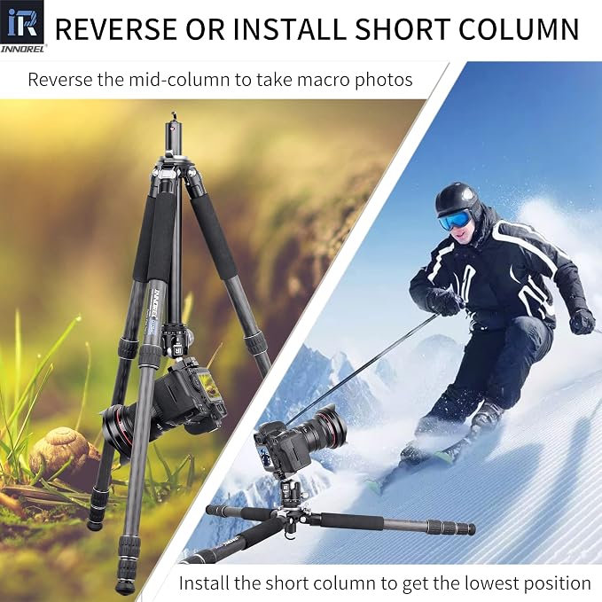 Carbon Fiber Tripod-INNOREL GT284C Professional Compact Portable Tripod - Image 5