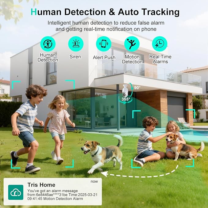 52HZ 2K Light Bulb Security Camera, 2.4GHZ WiFi Lightbulb Security Cameras - Image 2