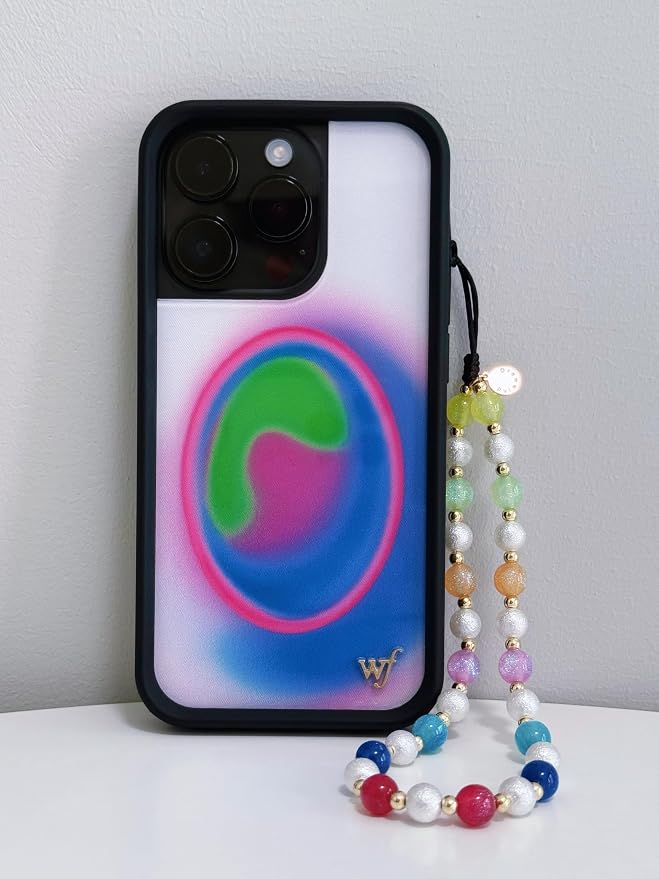Drawwind Phone Charm Beaded Wristlet Strap Universal Cell Phone Lanyard Cute - Image 3