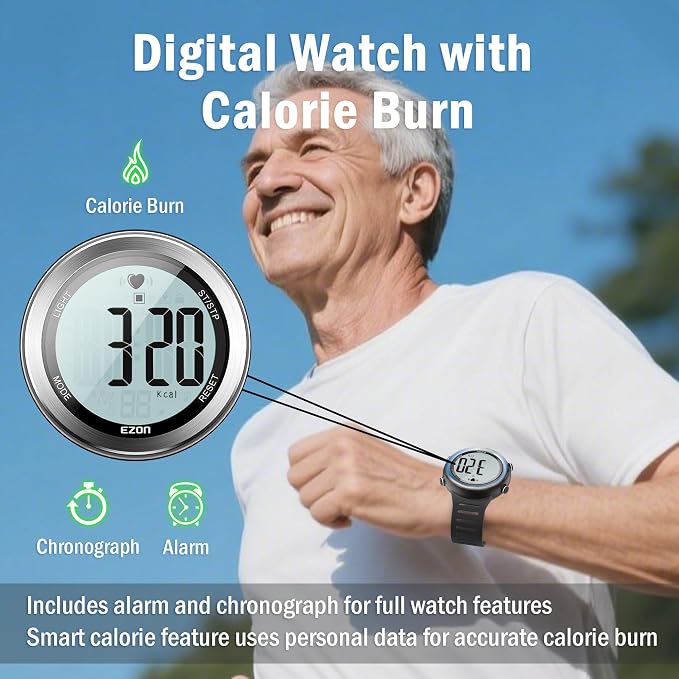 EZON Heart Rate Monitor and Chest Strap, Exercise Heart Rate Monitor, Sports - Image 8