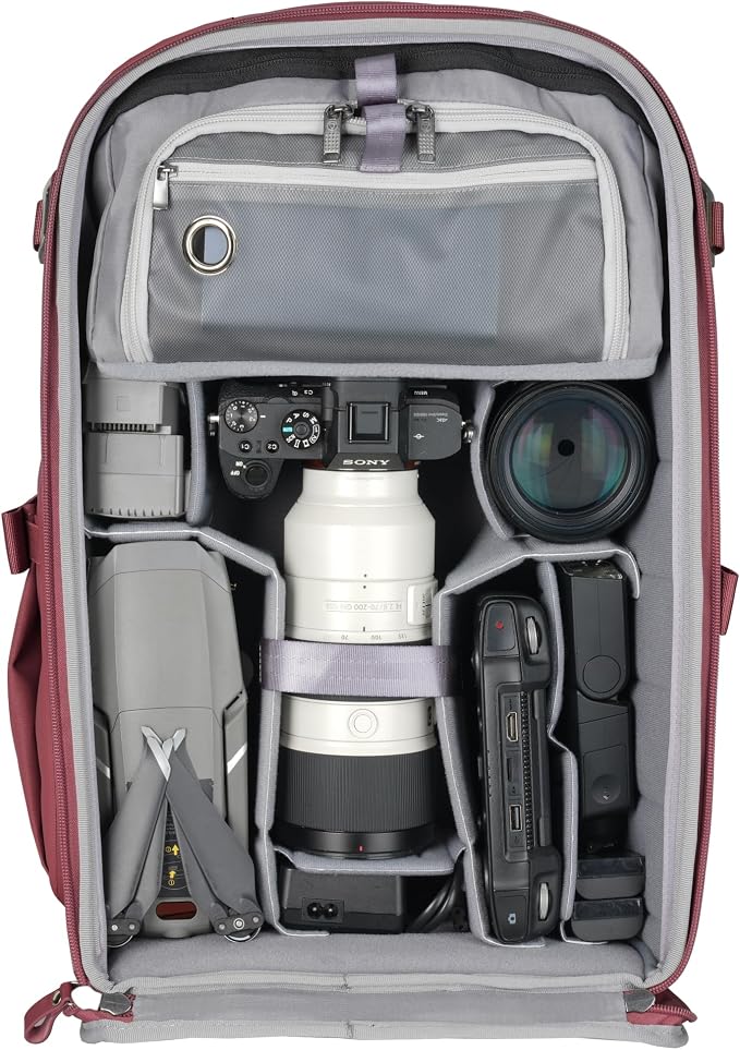 VANGUARD VEO Metro B30L Camera & Everyday Backpack – Fits 70–200mm Attached - Image 3