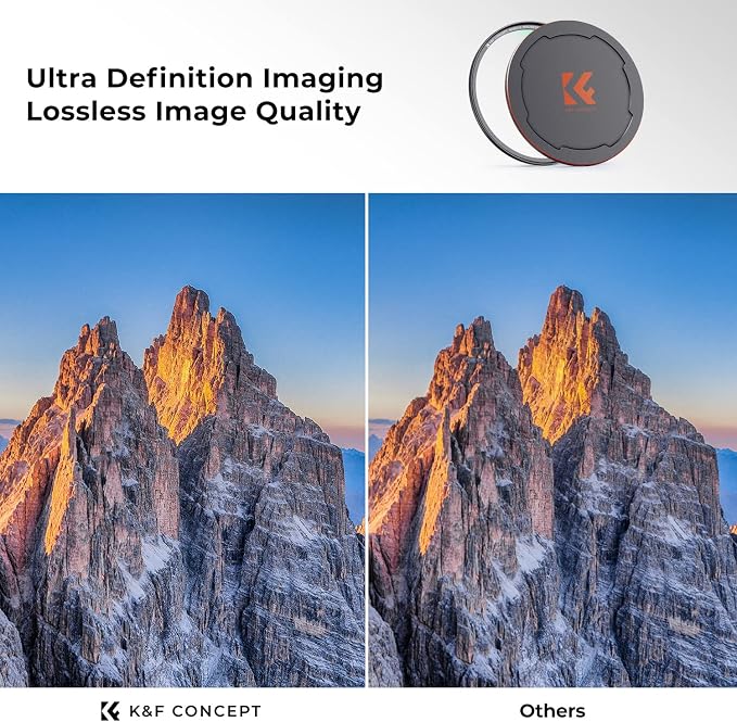 K&F CONCEPT 52mm Magnetic MC UV Lens Protection Filter + Lens Filter Cap - Image 3
