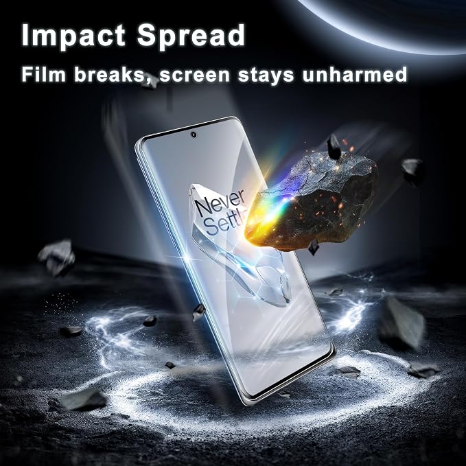 2+2 Pack for OnePlus 12 Screen Protector and Camera Protectors, Fingerprint - Image 3