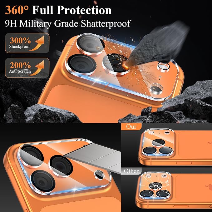 4 Pack Camera Lens Screen Protector Compatible - Image 3