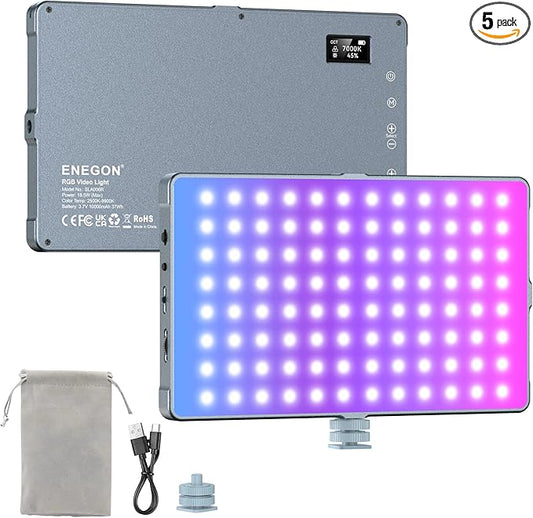 ENEGON 10000mAh RGB LED Video Light by ENEGON