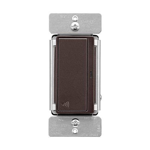 Eaton Z-Wave Plus RF9601DRB Wireless Switch, Single Pole, Oil-Rubbed Bronze by Eaton