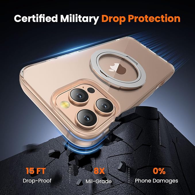 toushion 3 in 1 for iPhone 16 Pro Case Clear - Image 4