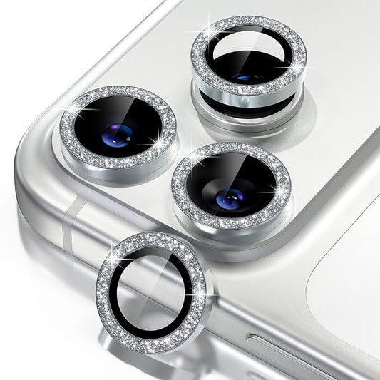 Misea Compatible for iPhone 17 Pro/iPhone 17 Pro Max Camera Lens Protector Bling by Misea