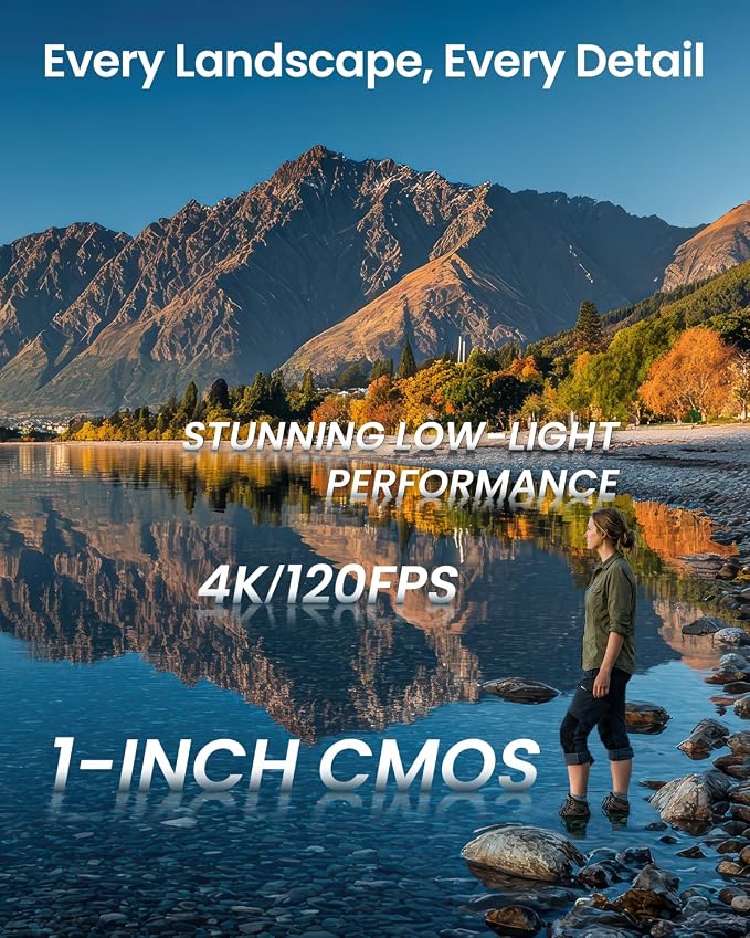 Xtra Muse with 128GB microSD, Vlogging Camera with 1'' CMOS & 4K/120fps Videos - Image 4