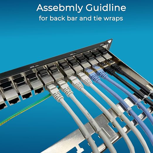 Rapink Patch Panel 24 Port Cat6A - Image 8