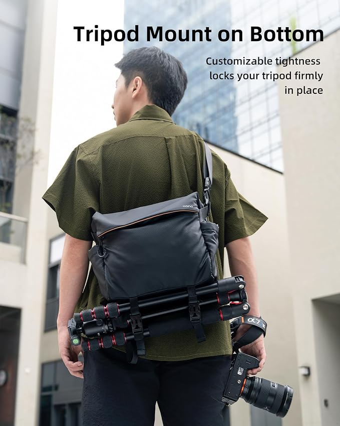 llano 6L Camera Sling Bag for Photographers, DSLR Shoulder Bag Small, Compact - Image 4