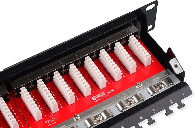 Cable Matters Rackmount or Wall Mount 24-Port Shielded RJ45 Patch Panel - Image 2