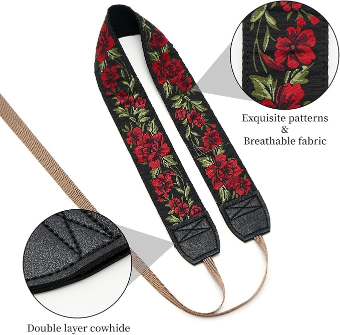ZOOEASS Camera Strap for DSLP and Mirrorless Digital Camera, Neck Strap - Image 4