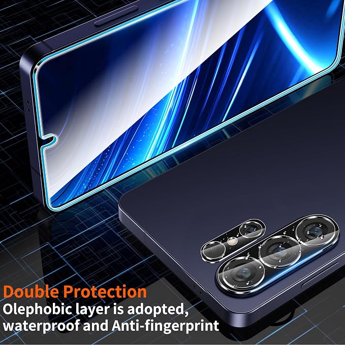letosan 3 Pack for Samsung Galaxy S26 Ultra Screen Protector Tempered Glass + 2 - Image 8
