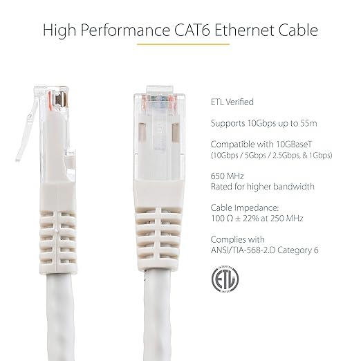 StarTech.com 15ft CAT6 Ethernet Cable - Image 2