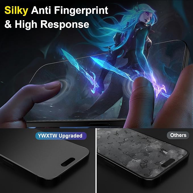 YWXTW 2 Pack Matte Screen Protector - Image 6