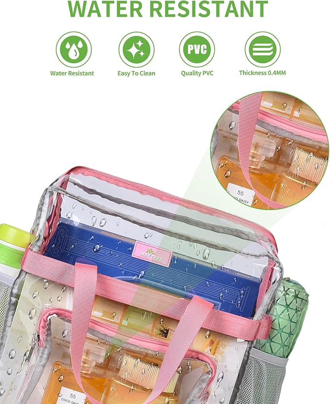 MAY TREE Clear Vinyl Tote Bag - Image 4