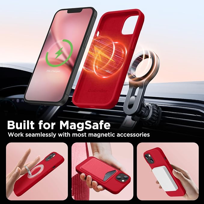 GolbinBox Magnetic for iPhone 13 Case & iPhone 14 Case, Compatible - Image 4