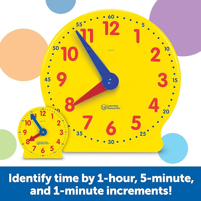 Learning Resources Classroom Clock Kit - Image 5