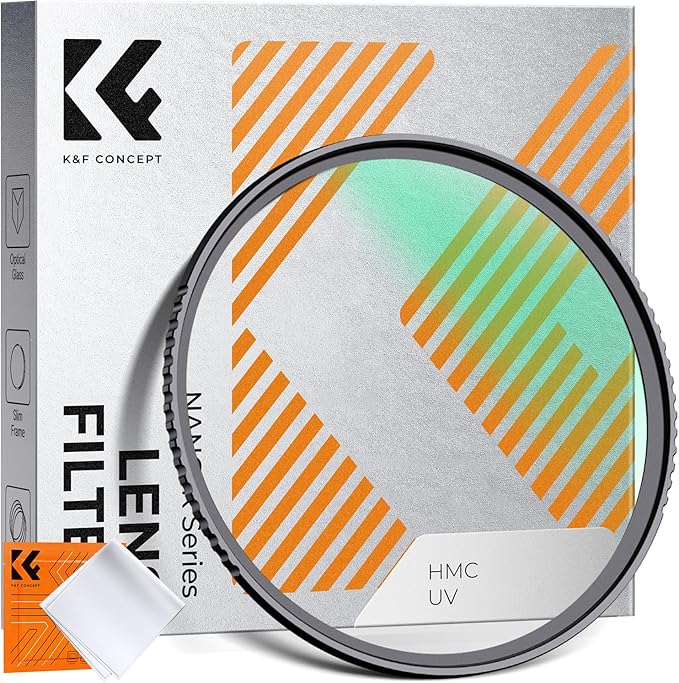 K&F CONCEPT 40.5mm MCUV Lens Protection Filter 18 Multi-Coated Camera Lens UV by KFCONCEPT