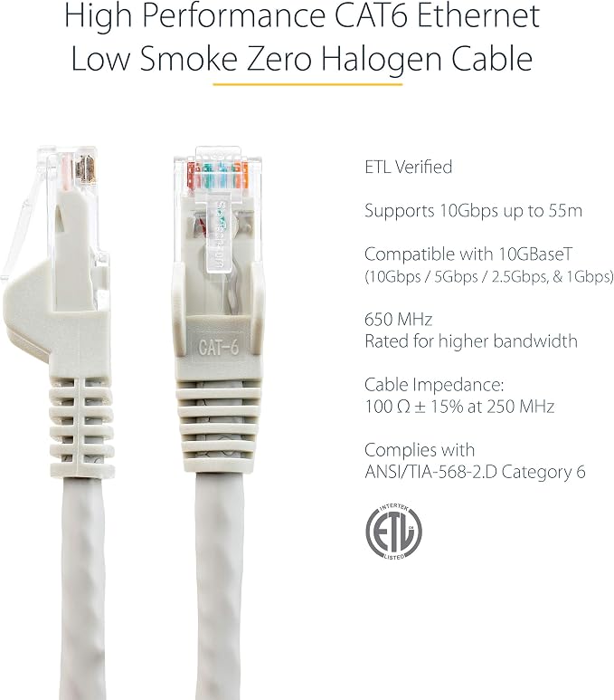 StarTech.com 7ft CAT6 Ethernet Cable - Image 4