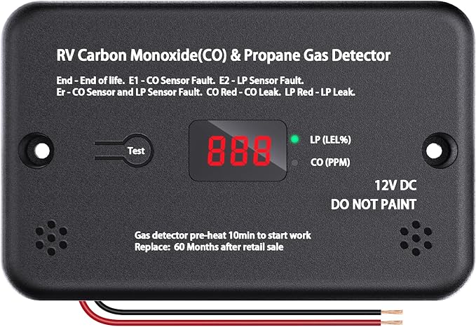 2-in-1 RV Gas Detector LP Sensor by Unknown