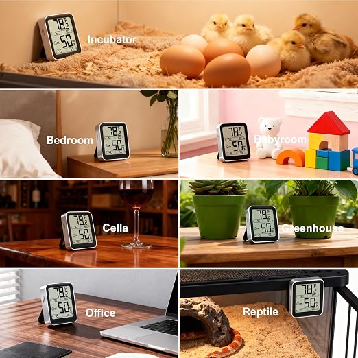 Antonki Room Thermometer Indoor Hygrometer Digital Temperature and Humidity - Image 6