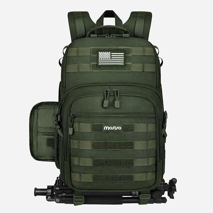 MOSISO Camera Backpack, DSLR/SLR/Mirrorless Tactical Camera Bag Case by MOSISO