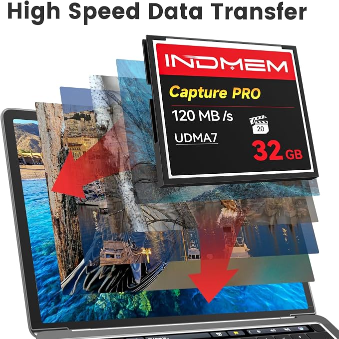 CF Card 32GB, CF Memory Card High Speed UDMA Camera Cards Designed - Image 4