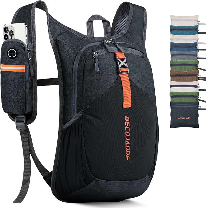 BECOJADDE 15L Small Hiking Backpack by BECOJADDE