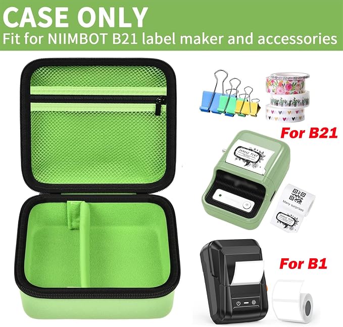 ALKOO Case Compatible with NIIMBOT B21 / B1 Label Maker Wireless Thermal Label - Image 2