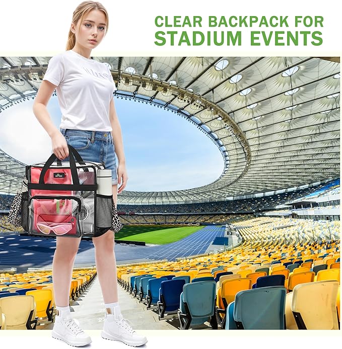 MAY TREE Clear Bag for Stadium Events, Transparent Bag for Concert Sports Gym - Image 2