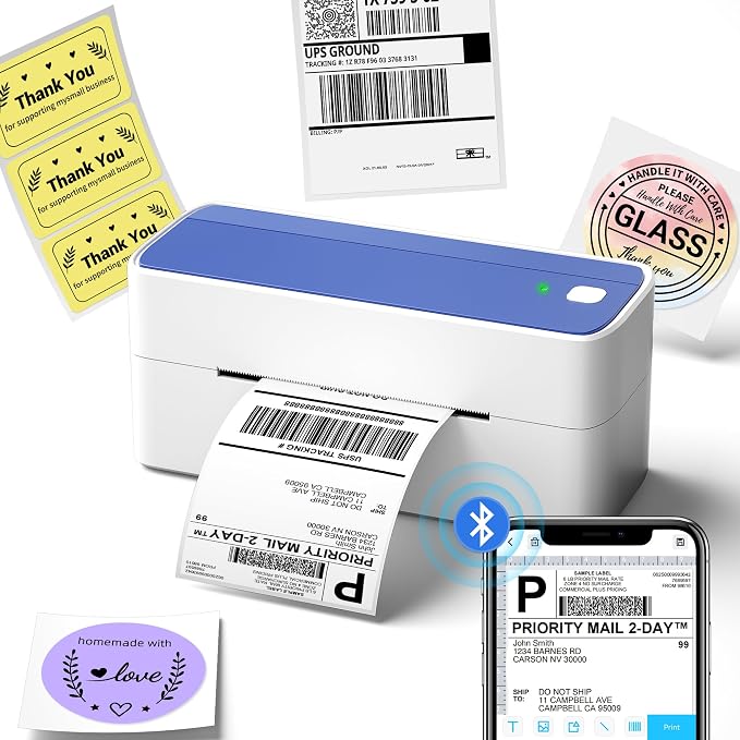 Phomemo Thermal Label Printer, 4X6 Shipping Labels Printer by Phomemo