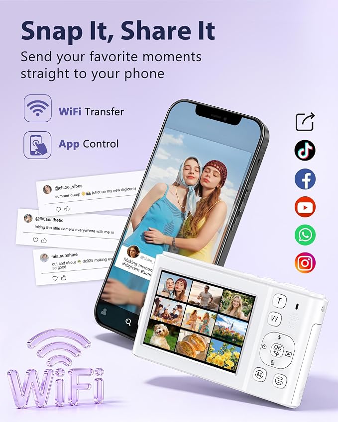 8K Digital Camera, 96MP WiFi Cameras - Image 5