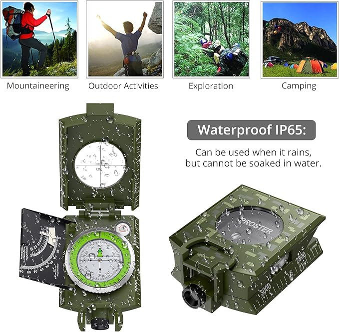 Proster IP65 Compass Hiking Survival - Image 2