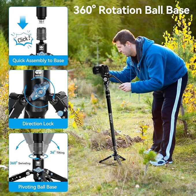 SIRUI Carbon Fiber Video Monopod - Image 6