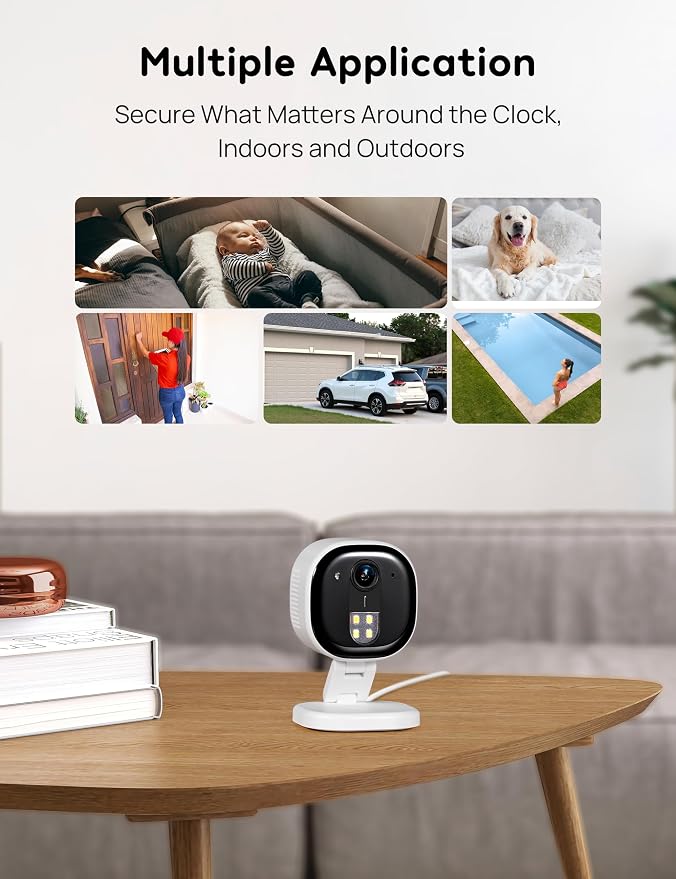 winees Security Cameras Outdoor, Wired 2K Wi-Fi Cameras - Image 8