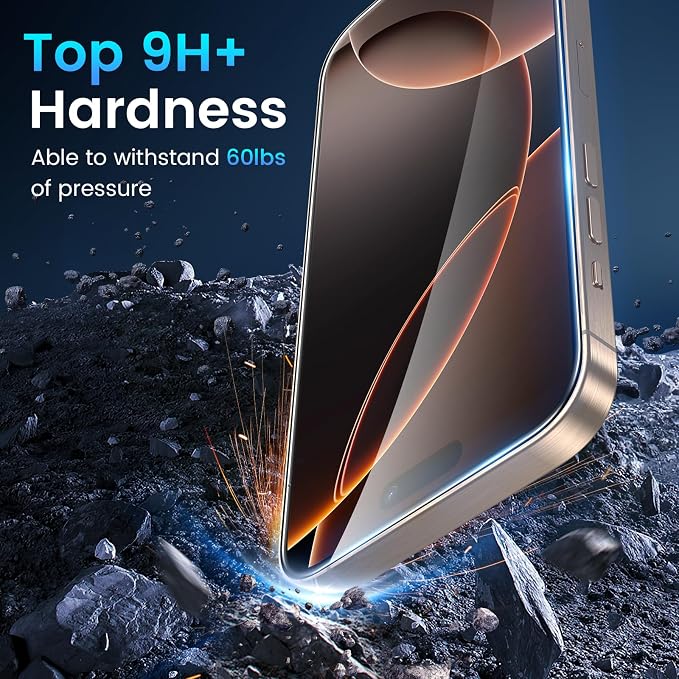 Fotbor for 3Pack iPhone 16 Pro Screen Protector - Image 2