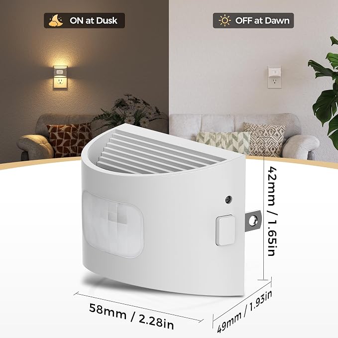 DORESshop LED Night Light, Night Lights Plug into Wall, 3 Mode Motion Sensor - Image 5