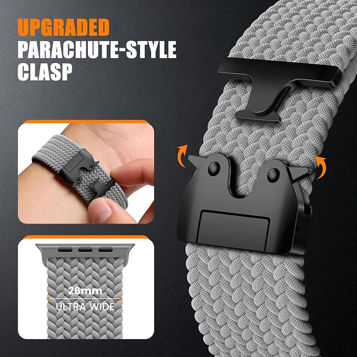 Elastic Sport Band for Apple Watch Ultra 3/2/1 Bands 49mm 46mm 45mm 44mm 42mm - Image 2