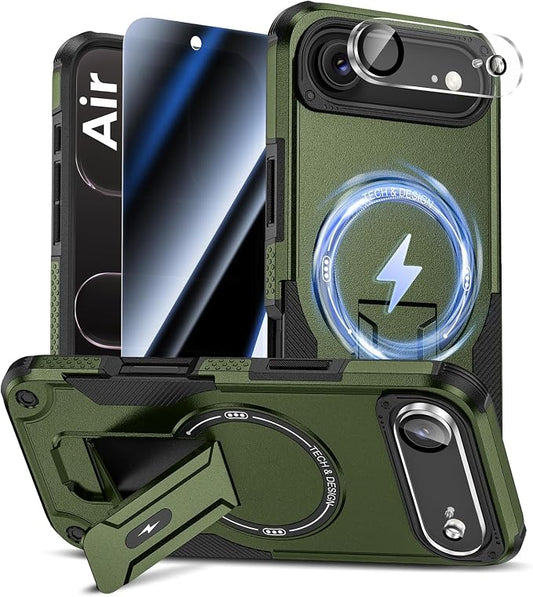 Goton for iPhone Air Case with Privacy Tempered Glass Screen Protector & Camera by Goton