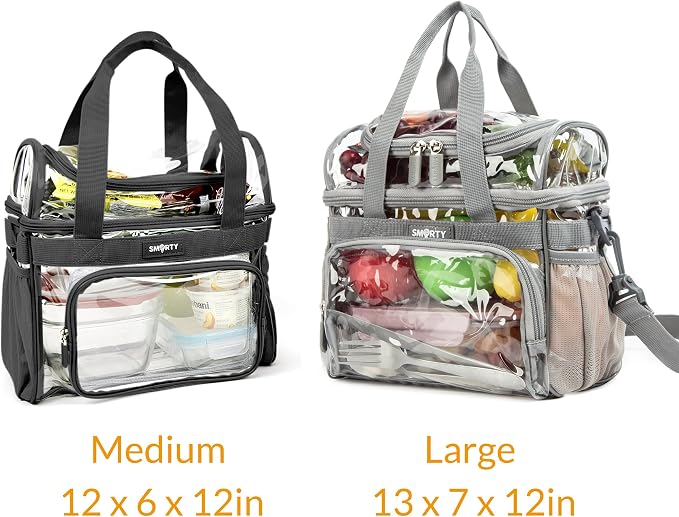 J.CARP Clear Bag Heavy Duty Backpack Durable Transparent See Through Bag - Image 3